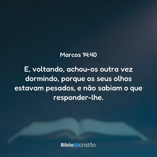 Marcos 14:40