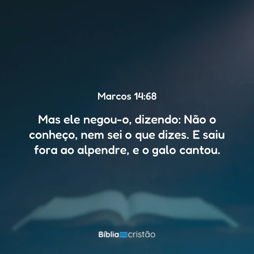 Marcos 14:68