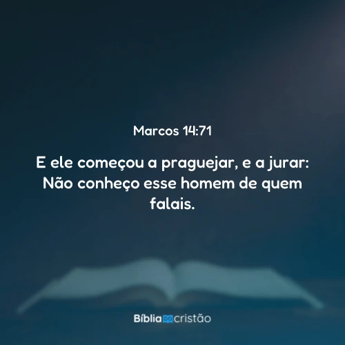 Marcos 14:71
