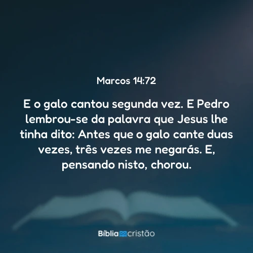 Marcos 14:72