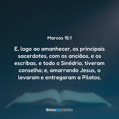 Marcos 15:1