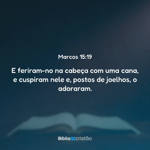 Marcos 15:19