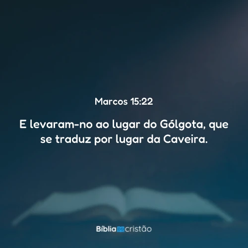 Marcos 15:22