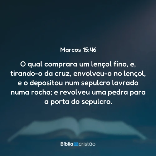 Marcos 15:46