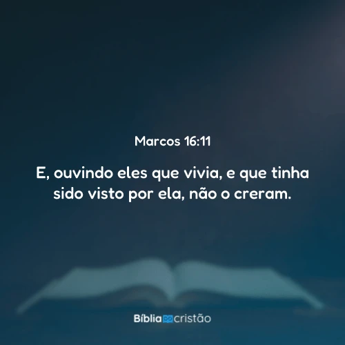 Marcos 16:11