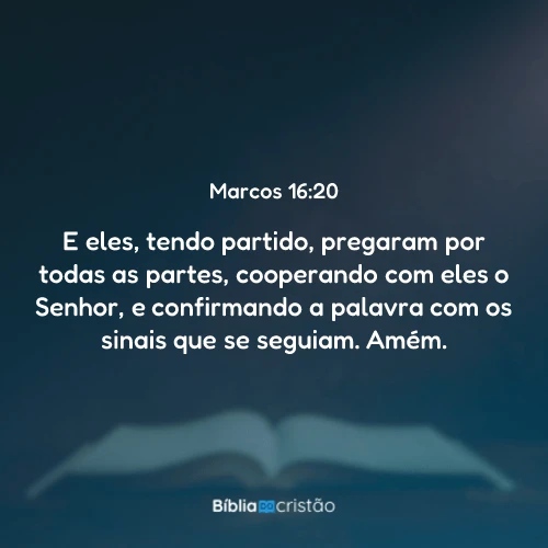 Marcos 16:20