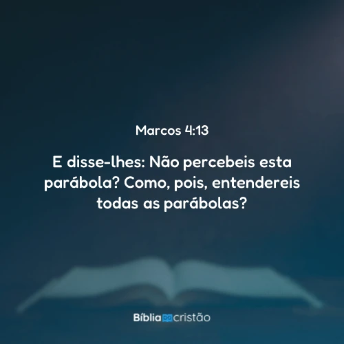 Marcos 4:13