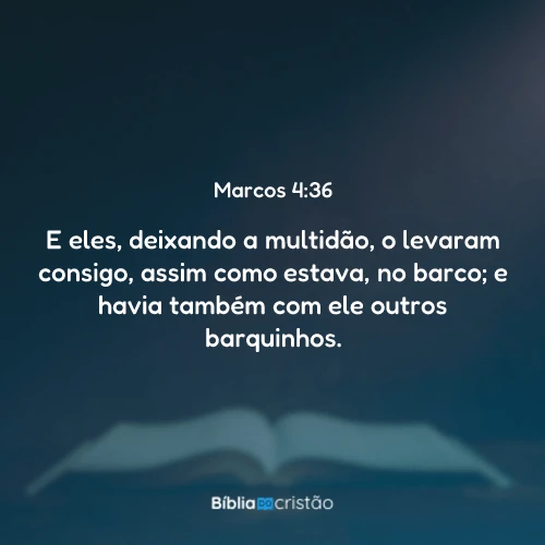Marcos 4:36