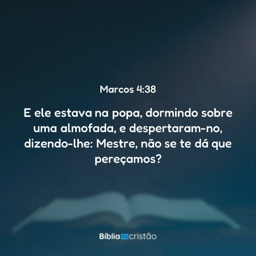 Marcos 4:38