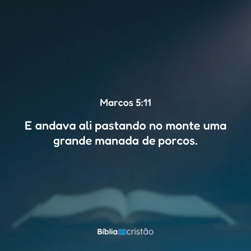 Marcos 5:11