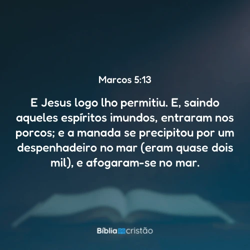 Marcos 5:13