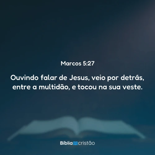 Marcos 5:27