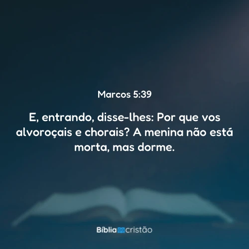 Marcos 5:39