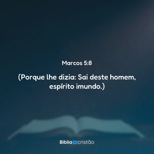Marcos 5:8
