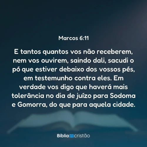 Marcos 6:11