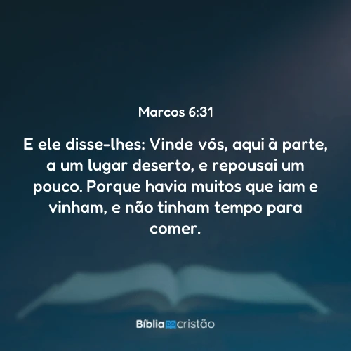 Marcos 6:31