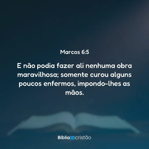 Marcos 6:5