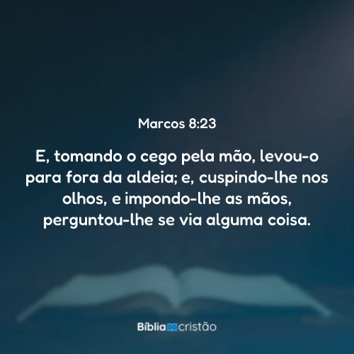 Marcos 8:23