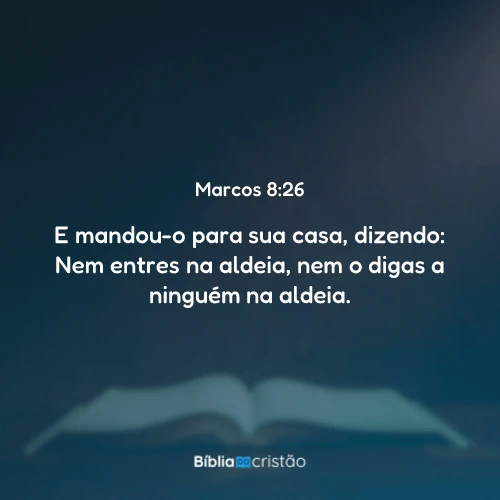 Marcos 8:26