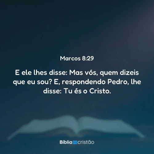 Marcos 8:29