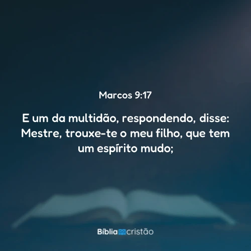 Marcos 9:17