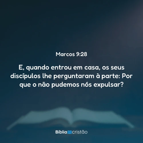 Marcos 9:28