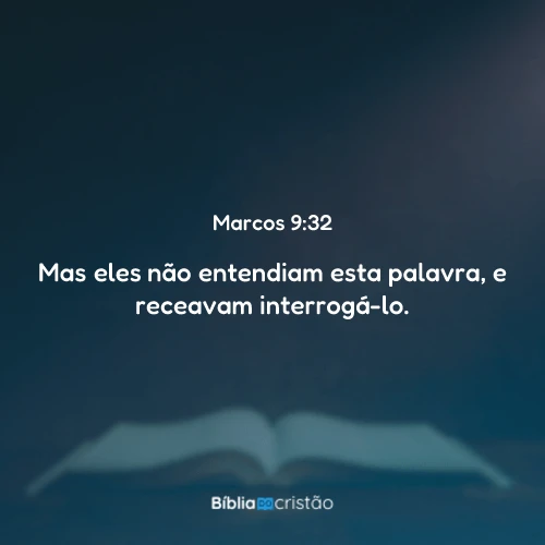 Marcos 9:32