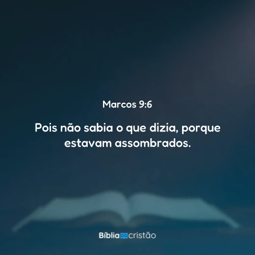 Marcos 9:6