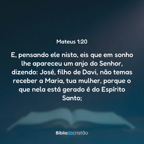 Mateus 1:20