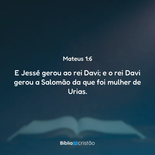 Mateus 1:6