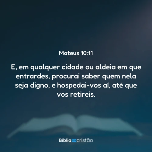 Mateus 10:11