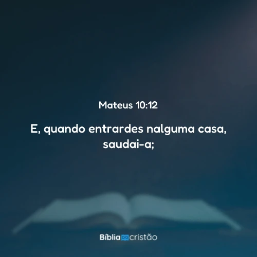 Mateus 10:12