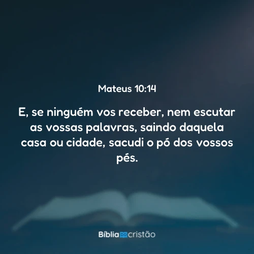 Mateus 10:14