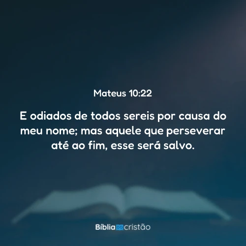 Mateus 10:22