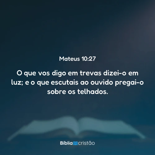 Mateus 10:27