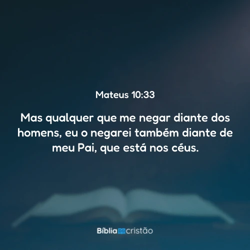 Mateus 10:33