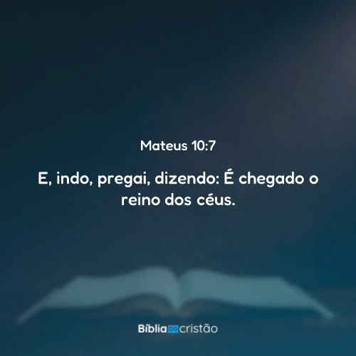 Mateus 10:7