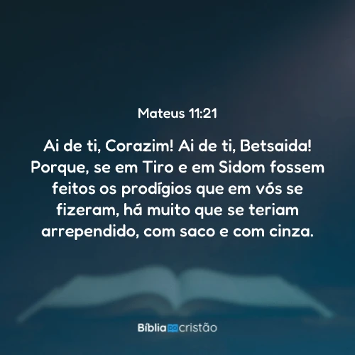 Mateus 11:21