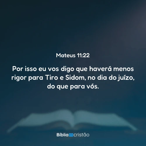 Mateus 11:22