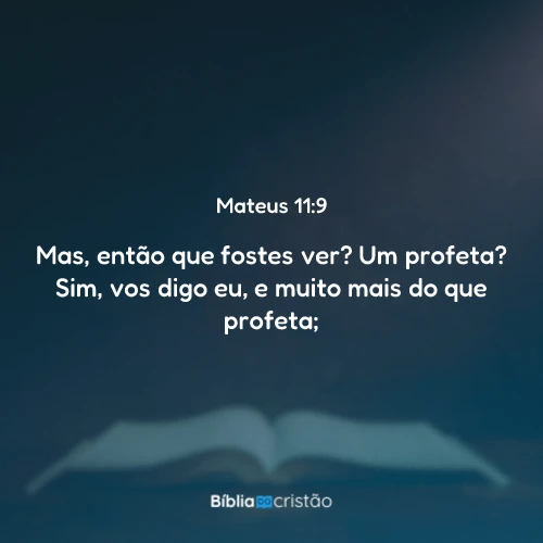 Mateus 11:9