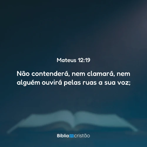 Mateus 12:19
