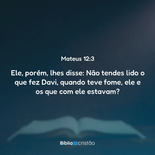 Mateus 12:3