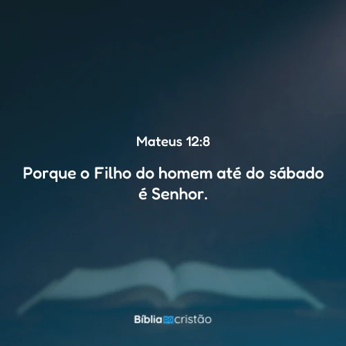 Mateus 12:8