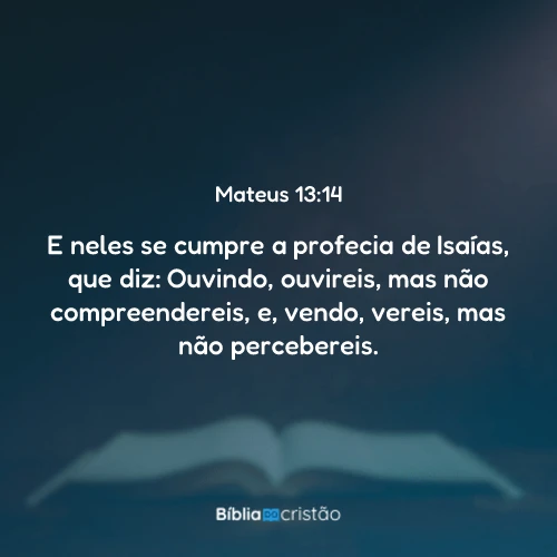 Mateus 13:14