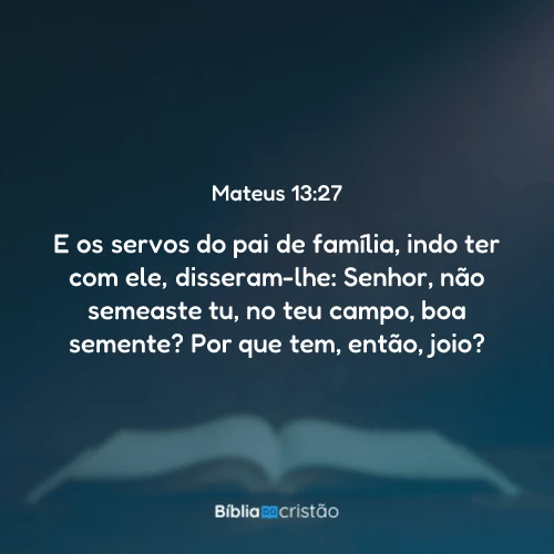 Mateus 13:27