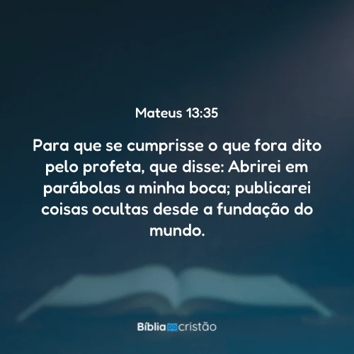 Mateus 13:35