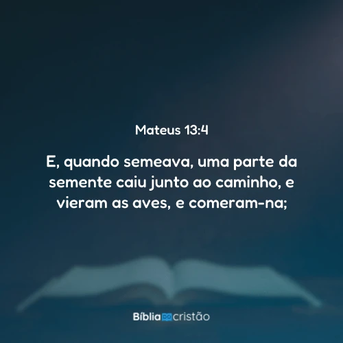 Mateus 13:4