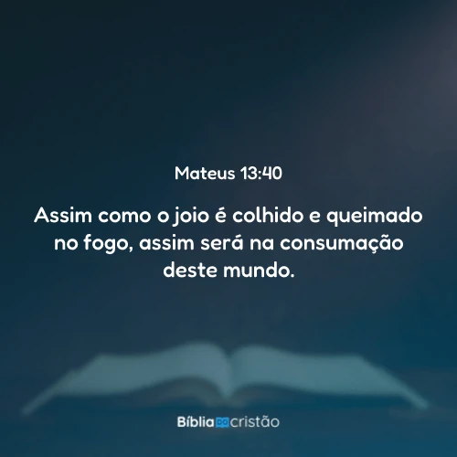 Mateus 13:40