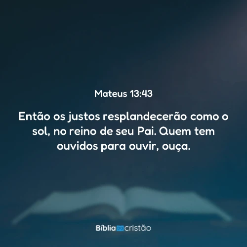 Mateus 13:43