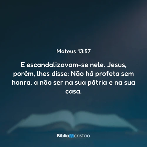 Mateus 13:57